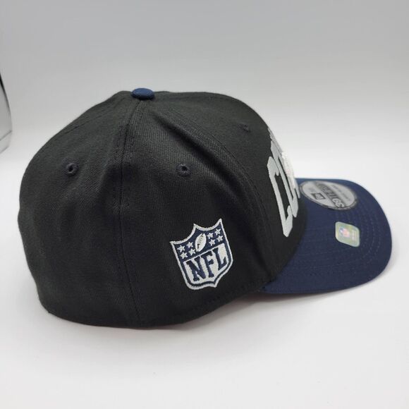 Dallas Cowboys Mens L/XL Hat New Era Flex Fit 39THIRTY Black Navy 2022 NFL Draft - Picture 3 of 9
